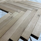 ナラフローリング　ヘリンボーン　無塗装