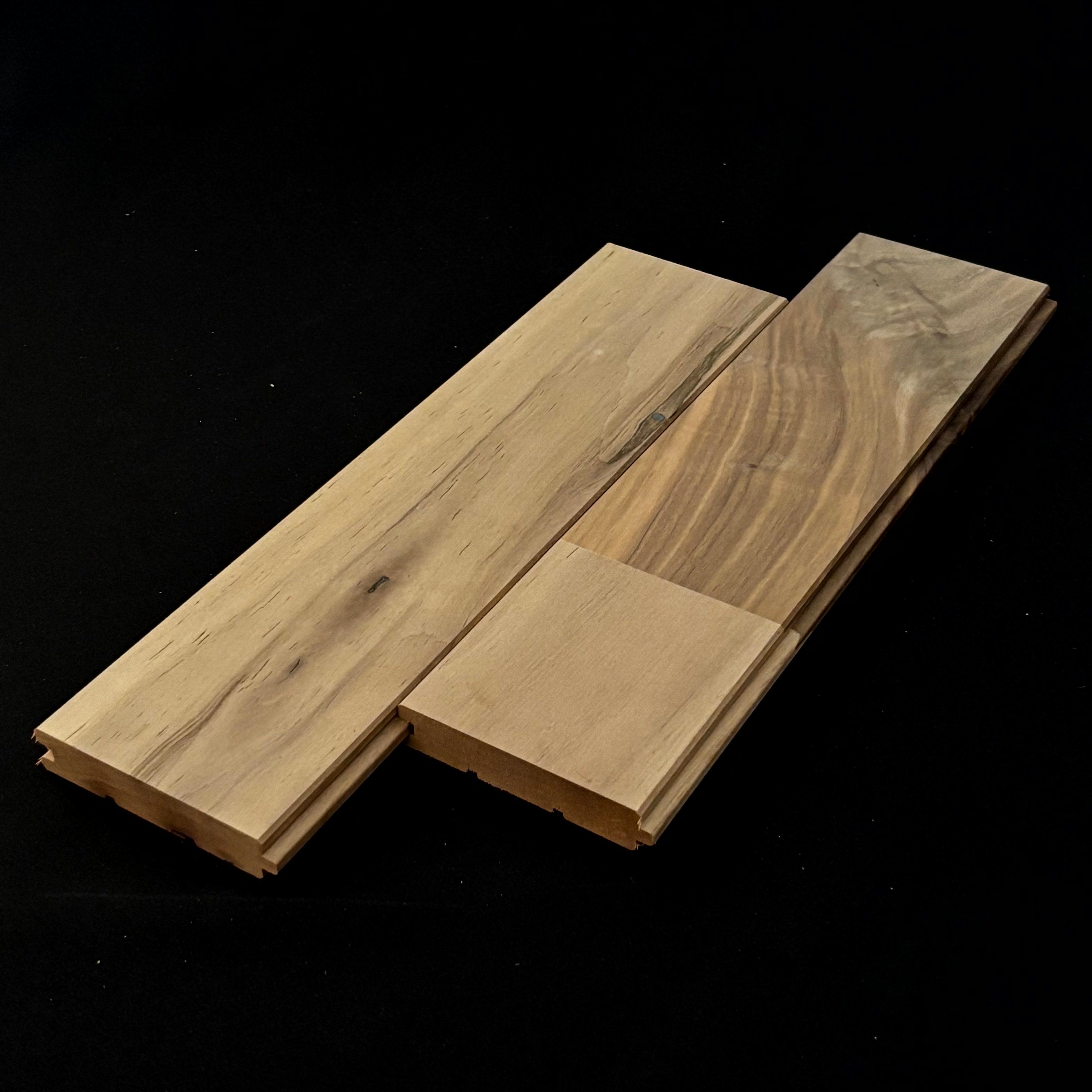 ブラックウォールナット　フローリング　ユニ無塗装(1820×75×15)